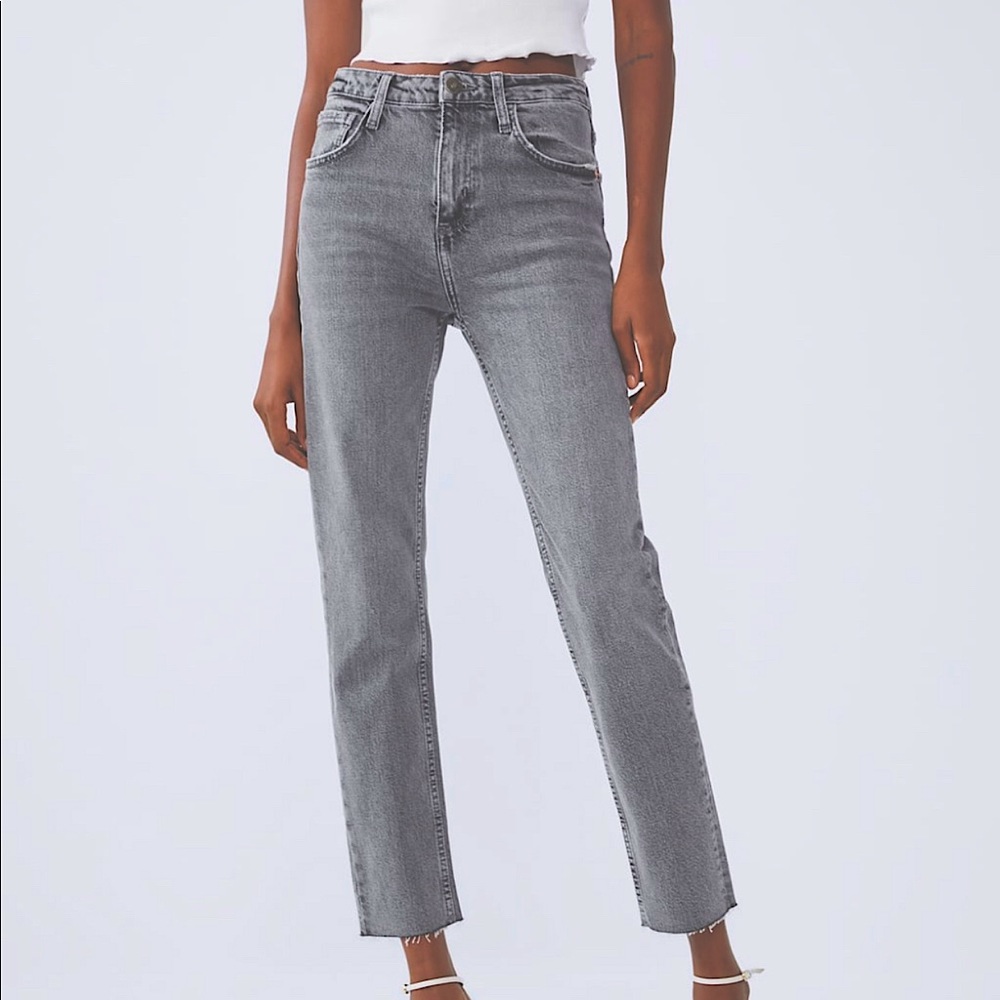 Zara High Waisted Slim Jeans